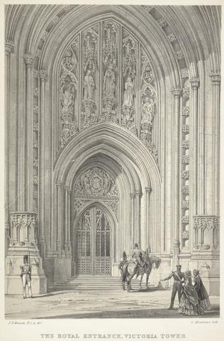 George Hawkins The Royal Entrance, Victoria Tower