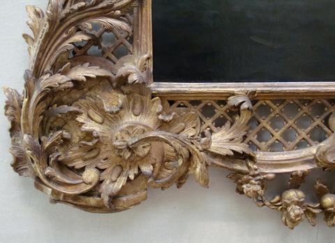 British, Rococo Trophy frame