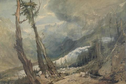 Joseph Mallord William Turner Mer de Glace, in the Valley of Chamouni, Switzerland