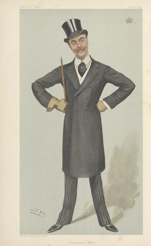 Leslie Matthew 'Spy' Ward Politicians - Vanity Fair - 'Conservative Whip'. The Viscount Churchill. January 21, 1904