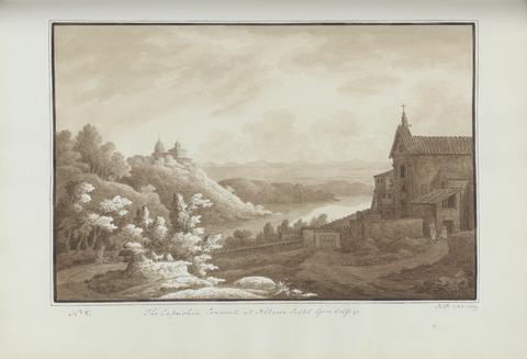 Sir Richard Colt Hoare The Capuchin Convent at Albano, Castel Gandolfo