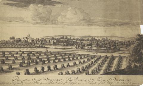 unknown artist Prospectus Oppidi Dumblani, The Prospect of the Town of Dumblane