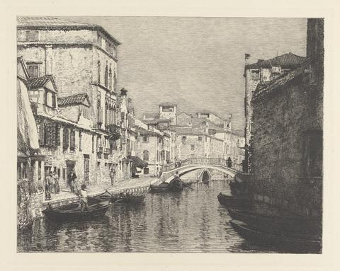 Lucien Marcelin Gautier Venetian Canal