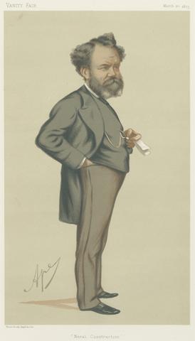 Vanity Fair: Shipping Officials; 'Naval Construction', Mr. Edward James Reed, March 20, 1875