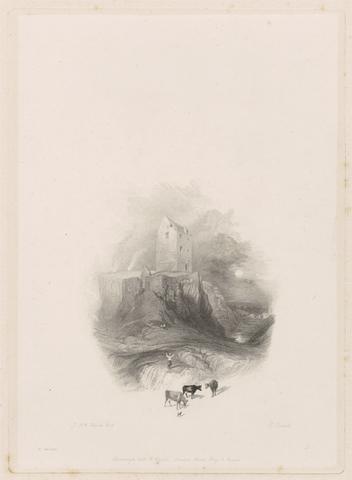 Edward Goodall Smailholm Tower (Vignette)