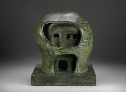 Henry Moore Helmet Head, No. 3