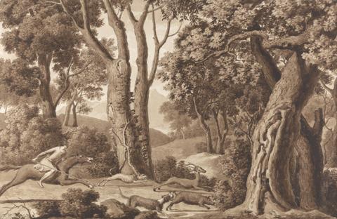 Francis Sartorius Hunting in a Wood