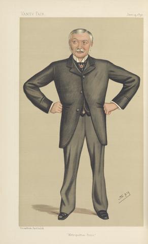 Leslie Matthew 'Spy' Ward Vanity Fair: Policemen; 'Metropolitan Police', Mr. James Monro, June 14, 1890