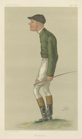 Liborio Prosperi Vanity Fair: Jockeys; 'Mr. Abington', Abington Baird, October 6, 1888