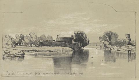 The Red House on the Lake near Norwich Oct. 7th, 1841