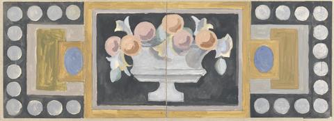 Vanessa Bell Design for an Embroidered Stool