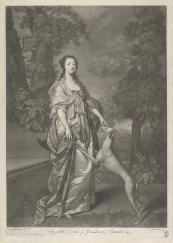 John Faber the Younger Elizabeth, Duchess of Hamilton