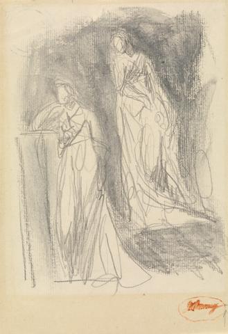 unknown artist Two Standing Woman
