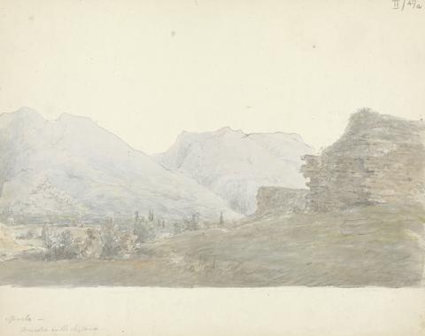 Sir Robert Smirke the younger Sparta, Mystras in the Distance