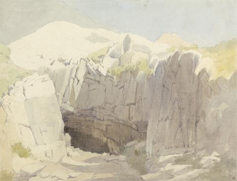 Edward Duncan Study of Rocks at Mumbles