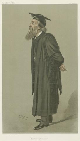 Leslie Matthew 'Spy' Ward Vanity Fair: Teachers and Headmasters; 'Marlborough College', The Reverand George Charles Bell, July 10, 1902