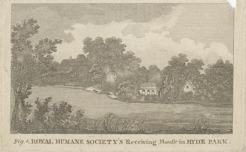unknown artist Royal Humane Society's Receiving House in Hyde Park