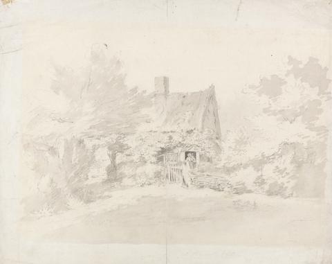 John Constable Cottage among Trees