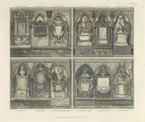 J. R. Hamble Various Memorials in Westminster