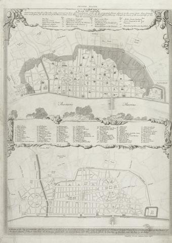 unknown artist A Plan of the City of London after the Great Fire in the Year of our Lord 1666 according to the Design and Proposals of Sir Christopher Wren, Kt.
