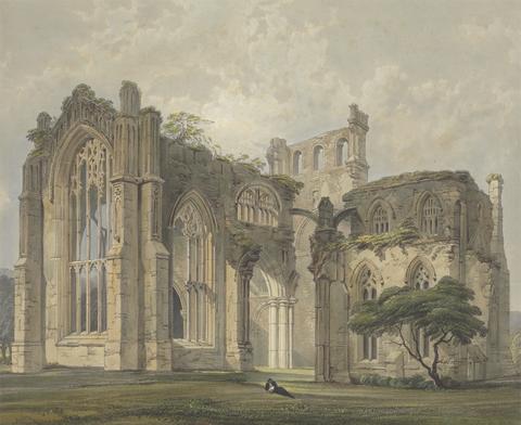 Melrose Abbey from the West
