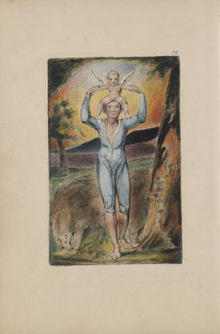 William Blake Songs of Innocence and of Experience, Plate 29, Experience Frontispiece (Bentley 28)