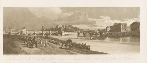 Thomas Girtin A View of Pont Neuf, the Mint etc.