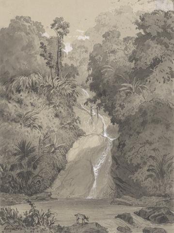 Michel Jean Cazabon St. Ann's Waterfall