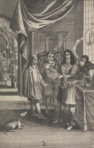unknown artist Cartoon showing Charles II and the Fire