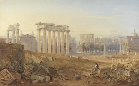 Hugh William "Grecian" Williams View of the Forum in Rome