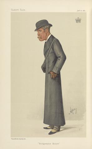 Carlo Pellegrini Vanity Fair: Turf Devotees; 'Bridgewater House', The Earl of Ellesmere, January 22, 1887