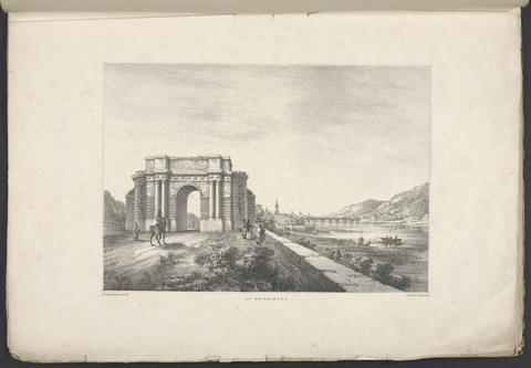 Papendiek, G. E. (George Ernest), 1788-1835. Four views in Germany.