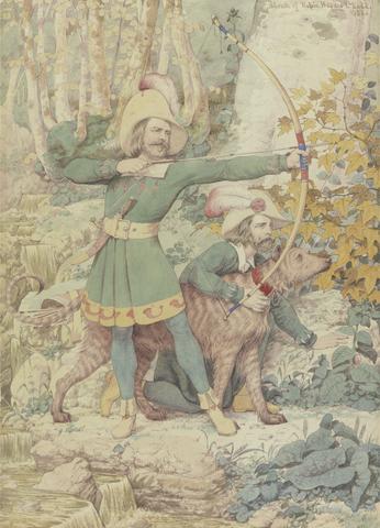 Richard Dadd Sketch of Robin Hood