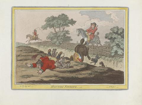 James Gillray Hounds in Finding