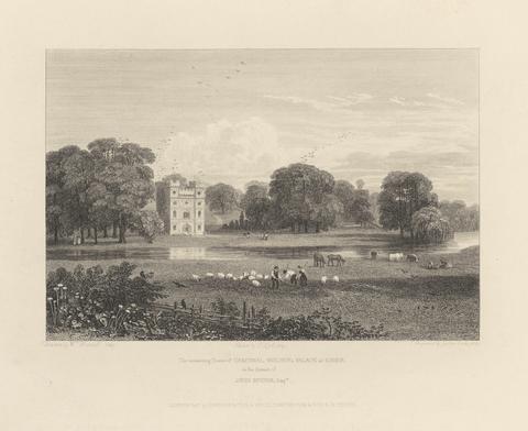 George Cooke The Remaining Tower of Cardinal Wolsey's Palace at Esher in the Domain of John Spicer. Esq.