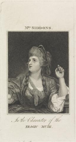 unknown artist Mrs. Siddons, in the Character of the Tragic Muse