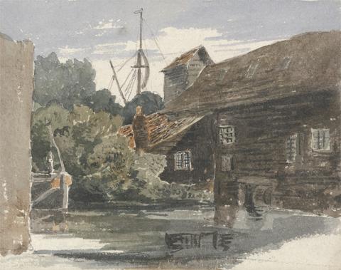 Peter DeWint Mill at Teddington on the Thames