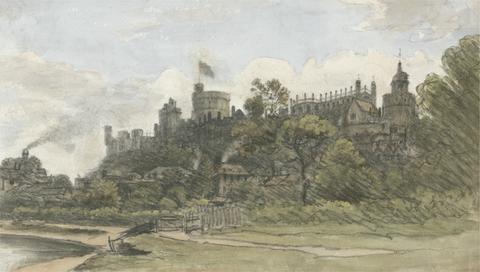 Dr. William Crotch Windsor Castle From Above the Bridge, July 18, 1832, 12 Noon