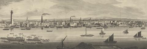 unknown artist View of London (from the Adelphi)