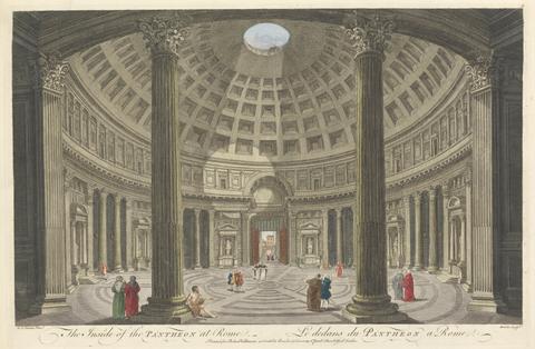 Carington Bowles The Inside of the Pantheon at Rome