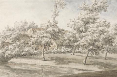 Jonathan Skelton An Orchard by a Stream