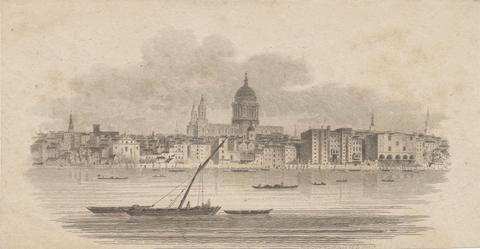 James S. Storer View of St. Paul's across the Thames