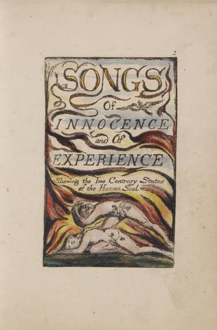 Songs of Innocence and of Experience, Plate 2, Combined Title Page (Bentley 1)