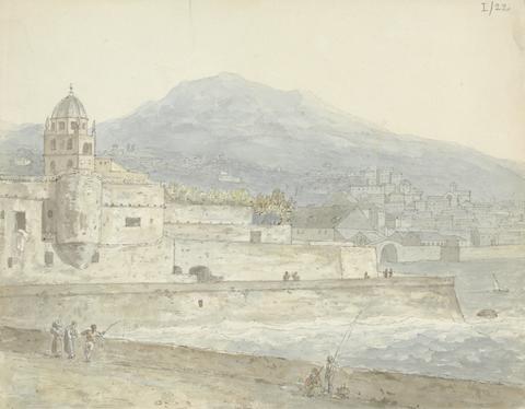 Sir Robert Smirke the younger A View of Genoa, Taken Near the Gate of St. Thomas