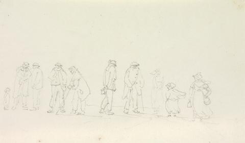 Capt. Thomas Hastings Sketch of a Group of People