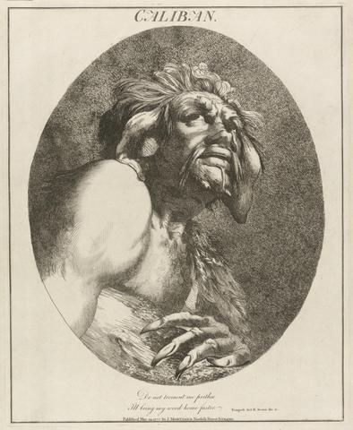 John Hamilton Mortimer Caliban, from The Tempest