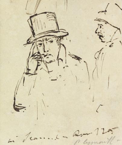Benjamin Robert Haydon Studies of Men with Hats