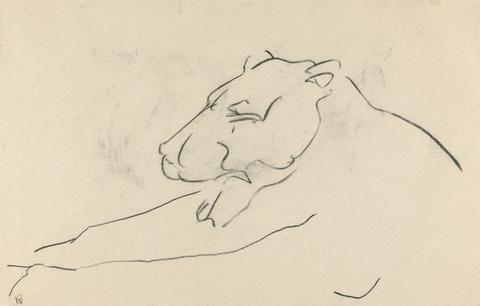 Henri Gaudier-Brzeska Reclining Lioness