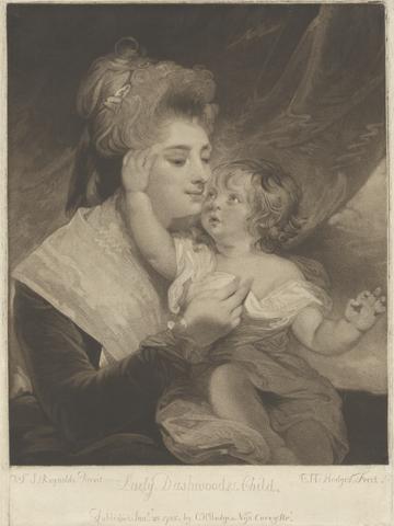 Charles Howard Hodges Lady Dashwood & Child