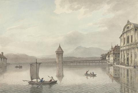 William Pars A View at Lucerne